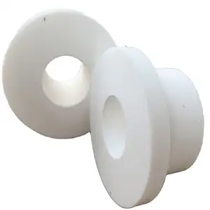 Venda quente de bucha de PTFE espaçador de plástico junta da flange de alta precisão anel de vedação da flange de torneamento CNC