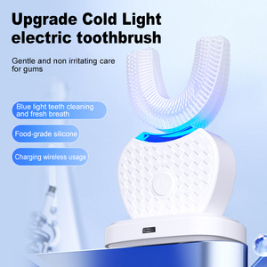 แปรงสีฟันไฟฟ้าอัตโนมัติ360องศาทำความสะอาดช่องปากแปรงสีฟันไฟฟ้าทำจากซิลิโคนเพื่อความขาวสำหรับผู้ใหญ่ - Product Image 3