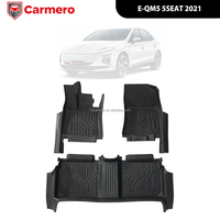 Tapis de sol de voiture 5D TPE de haute qualité et doublures de coffre, tapis de protection intérieur sur mesure pour HongQi E-QM5 5 places 2021