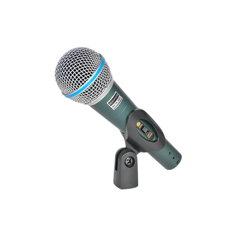 Micrófono Vocal profesional Beta58 de alta calidad, micrófono de mano con cable supercardioide dinámico para escenario, micrófono Beta58a