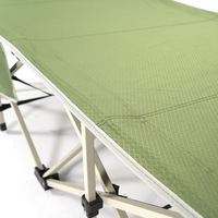 Fabricant Hitree LOGO personnalisé EN581 métal extérieur Portable sommeil sauvetage simple Kamp Yatak lit de Camping pliant