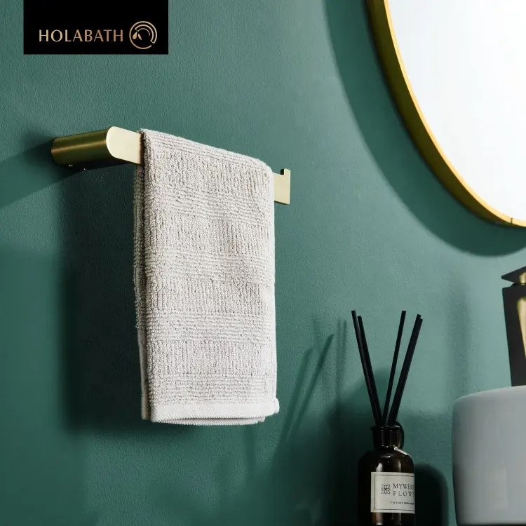 Großhandel leicht luxuriöser Stil kein Loch Badezimmer Wandmontage Regal Handtuchständer Toilette Badezimmer Handtuchhalter