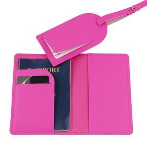 Organisateur de documents personnalisable en cuir PU de couleur unie pour les voyages en famille <span class=keywords><strong>Porte</strong></span>-<span class=keywords><strong>étiquette</strong></span> de bagage <span class=keywords><strong>Porte</strong></span>-passeport Tout <span class=keywords><strong>porte</strong></span>-carte à logo - Product Image 4