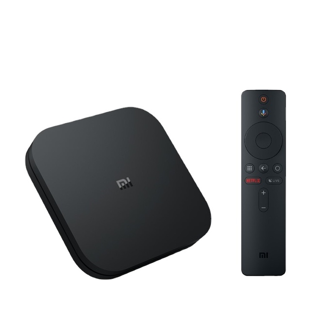 Global Original Mi Box S 4K HDR Android TV Quad-core 64bit 2GB+8GB with Google Assistant Remote Streaming Media Player