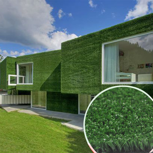 Système de <span class=keywords><strong>faux</strong></span> toit mural en <span class=keywords><strong>herbe</strong></span> artificielle, enveloppe murale - Product Image 1