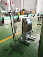 Chorro de tinta de código de fecha de impresión de logotipo de la máquina de marcado impresora para botella de agua de botella bebida línea de producción