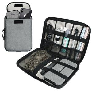 กระเป๋าจัดเก็บอุปกรณ์อิเล็กทรอนิกส์ กระเป๋าจัดสายเคเบิลสำหรับเดินทาง กระเป๋าอเนกประสงค์สำหรับพกพาอุปกรณ์อิเล็กทรอนิกส์สำหรับสาย USB และไดรฟ์ - Product Image 2
