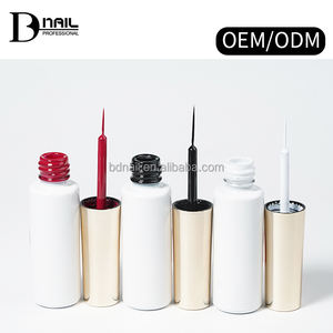 ICE NOVA Liner pintura <span class=keywords><strong>Gel</strong></span> polaco profesional Oem Etiqueta Privada Liner Nail Art 51 colores 8ml/10ml/1kg a granel Hema/Tpo/Hpma gratis - Product Image 5