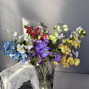 Jinxi Flores Artificiales, Arreglo de Flores de Seda Mixtas, Decoraciones para Bodas y Hogar - Product Image 1