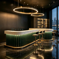 Comptoir de bar moderne à prix abordable pour restaurant, boîte de nuit, cocktail bar, hôtel, lounge bar – Design de luxe