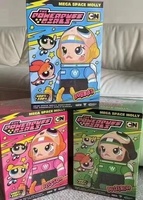 Grosir PVC untuk POP MART MEGA SPACE MOLLY bunga 400% boneka besar untuk POP Powerpuff