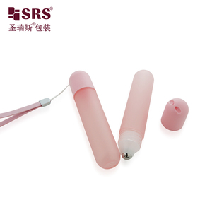Nuevo diseño 25ml <span class=keywords><strong>Rosa</strong></span> translúcido mate sin fugas aplicación suave PP rollo en botella - Product Image 3