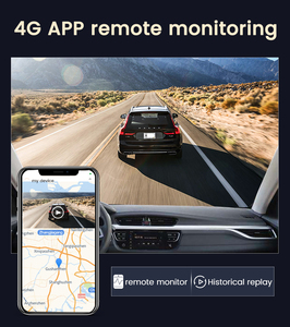 4G 2K Dashcam ống kính kép ghi lại Wifi GPS theo dõi tầm nhìn ban đêm từ xa video trực tiếp 4G xe máy ảnh - Product Image 4
