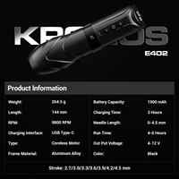 Stylo de tatouage sans fil professionnel CNC, double batterie, longue durée de fonctionnement, léger, machine rotative sans fil pour tatouage