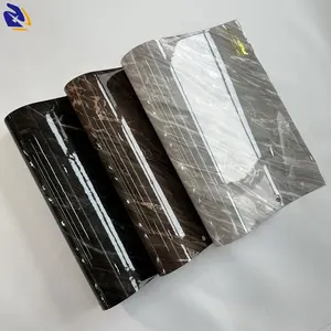 2023 Film di laminazione di stile brillante di progettazione di pietra lucida per la membrana della mobilia del PVC dello strato del PVC