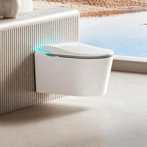 Nouvelle toilette intelligente en céramique Siphonic européenne à rinçage automatique murale multifonctionnelle entièrement automatique - Product Image 1