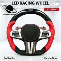 Volant de direction en cuir perforé personnalisé avec jauge de régime LED pour BMW F et E Chassis F10 F12 F15 F30 F20 F32 M3 F31 F36 F21 F22 F31