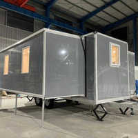 Remorque de bureau sur roues Remorque caravane de bureau mobile Remorque de bureau portable remorquable