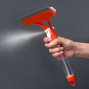 Wholesale 3-in-1 Silicone Plastic Eco-Friendly Window Cleaner Glass Squeegee Scraper <b>Spray</b> Bottle for Car Home Mirror Cleaning - Product Image 3