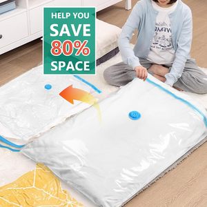 Borsa di stoccaggio <span class=keywords><strong>sottovuoto</strong></span> trasparente di alta qualità <span class=keywords><strong>per</strong></span> la casa di viaggio spazio compressione minimalista compressione coperte <span class=keywords><strong>cappotti</strong></span> vestiti - Product Image 4