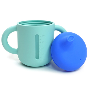 Gobelet à bec pour bébé en silicone avec paille, personnalisable, pour tout-petits et enfants, avec logo personnalisé, écologique, vente en gros - Product Image 4