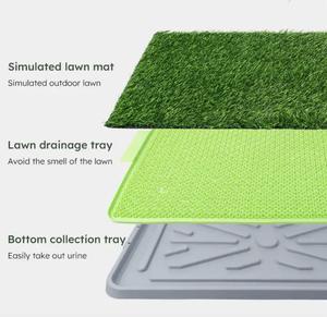 大型屋内犬用トイレトイレ付き人工芝子犬おしっこホームトレーニング - Product Image 3