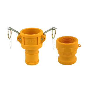 Raccord femelle DN32, mâle BSP NPT, certificat FDA, filetage PP, acier inoxydable et <span class=keywords><strong>bras</strong></span> autobloquants, type B 32 mm, 1/2 po à 2 po - Product Image 4