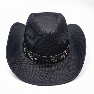Venta al por mayor de paja Panamá Summer Beach Sun Hat para Mujeres Hombres - Product Image 3