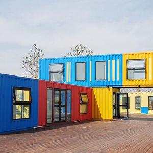 Casa contenedor de lujo moderna prefabricada Villa modular verde paquete plano casa pequeña en Canadá hecha de panel sándwich de alta calidad - Product Image 5