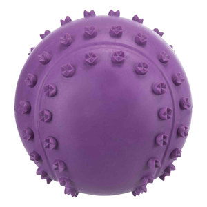 Pelota con Sonido de Caucho Natural de 6 cm, Juguete Interactivo para Mascotas - Product Image 1
