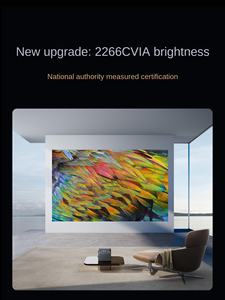 <span class=keywords><strong>Fengmi</strong></span>. Proyector Láser X5 <span class=keywords><strong>Pro</strong></span> <span class=keywords><strong>4K</strong></span> con Sistema Operativo Android para Cine en Casa y Uso en Paredes de Dormitorios - Product Image 2