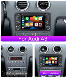 Autoradio con schermo Android in stile auto originale per <span class=keywords><strong>Audi</strong></span> <span class=keywords><strong>A3</strong></span> 2003 <span class=keywords><strong>2004</strong></span> 2005 - 2012 unità di navigazione multimediale lettore GPS - Product Image 2