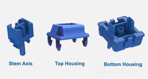 <strong>Factory</strong> Lube <strong>Linear</strong> Gaming New Material Diy Customized <strong>Custom</strong> Tactile Earlier Bump 5pin Keyboard <strong>Switch</strong> - Product Image 2