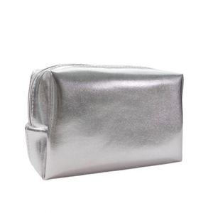 Fashion Leather Cosmetic Bag Water-proof Portable PU Makeup Bag Packaging <b>Scrub</b> Zipper for Washing - Product Image 4