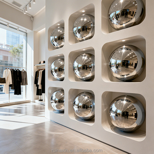 ลูกกลมกระจกสแตนเลสขัดเงา2ซม. 5ซม. 8ซม. 10ซม. สำหรับตกแต่งภายในที่สะท้อนแสง - Product Image 2