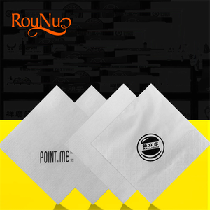 Rounuo Personnalisé <span class=keywords><strong>Papier</strong></span> <span class=keywords><strong>de</strong></span> <span class=keywords><strong>Serviette</strong></span> Imprimé Serviettes Cocktail personnalisé serviettes - Product Image 3