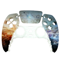 Coque de remplacement personnalisée par sublimation pour manette PS5 – Impression de motifs DIY – Boîtier avant pour console de jeu