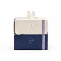 Boîte à gâteau personnalisée avec logo pour anniversaire, emballage en carton pour cupcakes, pâtisseries, boulangerie, boîte à gâteau en papier avec poignée et fenêtre