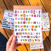 Feuille d'autocollants personnalisés imprimés, imperméables, promotionnels, brillants, prédécoupés, pour décoration DIY