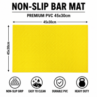 Tapis de bar en PVC personnalisé OEM, tapis absorbant pour la bière, fournitures pour barman, tapis de comptoir pour restaurant et pub, cadeau promotionnel, articles de bar