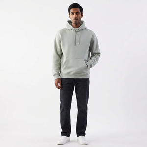 Sweat-shirt pour homme personnalisable avec cordon de serrage réglable, poche avant, confort décontracté parfait pour tous les jours, tenue décontractée et confortable idéale - Product Image 1