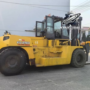 Chariot élévateur TCM FD250-3 25 tonnes d'occasion, chariot élévateur japonais 25 tonnes, moteur Isuzu 6BG1, machine d'occasion, chariot élévateur à essence, 3000 mm, 25000 kg - Product Image 5