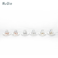 Prix usine Wuqie – Accessoires en argent sterling 925, bouchons d'oreille en silicone, attaches de boucles d'oreilles en caoutchouc pour clous d'oreilles