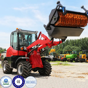 CE Cina padat kebun Mulcher Diesel Bucket 0.8 Ton <span class=keywords><strong>Front</strong></span> <span class=keywords><strong>End</strong></span> <span class=keywords><strong>Loader</strong></span> dengan salju Pusher Gearbox sepenuhnya sistem hidrolik - Product Image 1