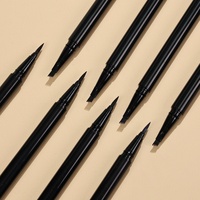 Crayon à sourcils et eye-liner 2-en-1 sans logo, waterproof, longue tenue, haute pigmentation, maquillage pour les yeux, cosmétiques en marque blanche, vente en gros