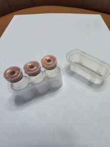 Wholesale Custom 3ml 3-units Sterile Vaccine <b>Storage</b> <b>Box</b> LDPE Plastic Packaging Small Vial Holder Embossing Recycled <b>Materials</b> - Product Image 2