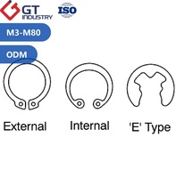 Customized Incoloy A286 UNS S66286 W.Nr. 1.4980 GH2132 Internal/ External/ E Type Retaining Ring Circlips
