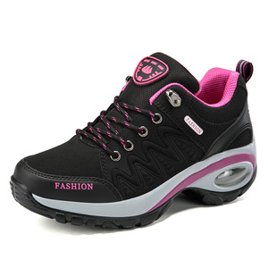 Chaussures de sport décontractées à semelle épaisse populaires en gros, chaussures de marche respirantes pour femmes, chaussures de sport durables à coussinets, chaussures de <span class=keywords><strong>tennis</strong></span> à plateforme - Product Image 4