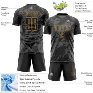 Conjunto de Camisetas de Fútbol Personalizadas Sublimadas con Cuello Redondo, Uniforme Transpirable para Hombres, Mujeres y Jóvenes, Ropa de Equipo Personalizada - Product Image 1