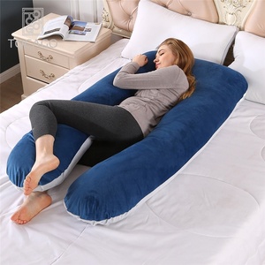 Cojín de apoyo de maternidad para mujeres embarazadas <span class=keywords><strong>y</strong></span> lactantes, cojín cómodo de cuerpo completo en forma de U para <span class=keywords><strong>embarazo</strong></span> - Product Image 5